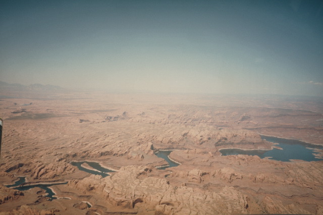 passing Lake Powell